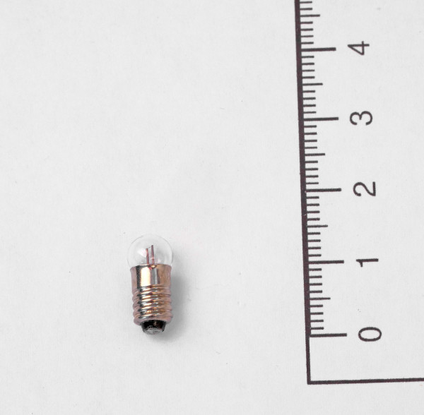 Brawa 3302 - Kugelbirne, E 5,5 Gleichstrom Klar 6 mm 19 V/60 mA