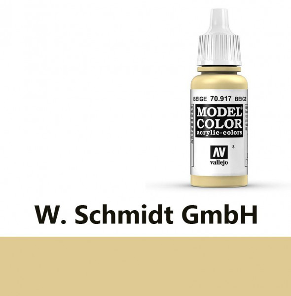 Vallejo 770917 - Model Color Farbe Senfgelb, Matt, 17 ml