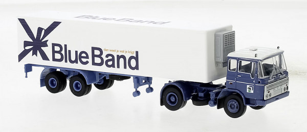 Brekina 85291 - DAF FT 2600 Kühlkoffer-SZ 1962, Binfürst - Blue Band,