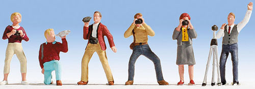 Noch 36571 - Fotografen 6 Figuren + Zubehör