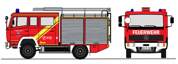 Loewe 4066 - MERCEDES BENZ 917 (LN2) - LF 8/6 - Fw. Lübbenau/Spreewald