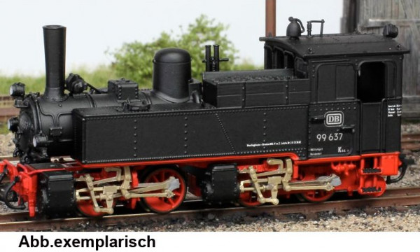 Bemo 1004824 - K.W.St.E. 49 Württ. Mallet-Dampflok Fertigmodell Tssd 44 Ep.1 grün mit Glockenanker M