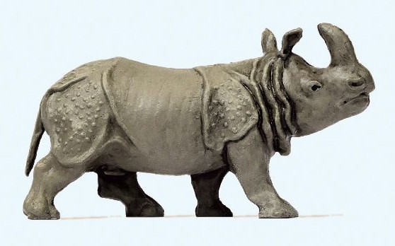 Preiser 29501 - Indisches Panzernashorn