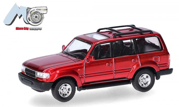 Herpa 87MC000140 - Toyota Landcruiser 80, rot (red)