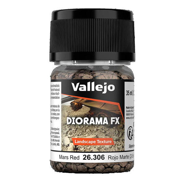 Vallejo 726306 - Mars-Rot, 2,0 - 5,0 mm, 35 ml