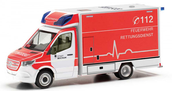 Herpa 097116 - Mercedes-Benz Sprinter 18 RTW "Feuerwehr Bochum"