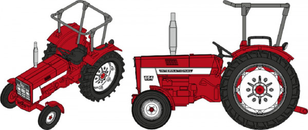 REE CB-180 - McCormick Traktor International HI654 mit Überrollbügel