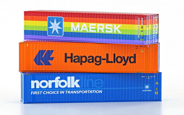 Hobbytrain H9013 - Set 3-teilig Container 40`
