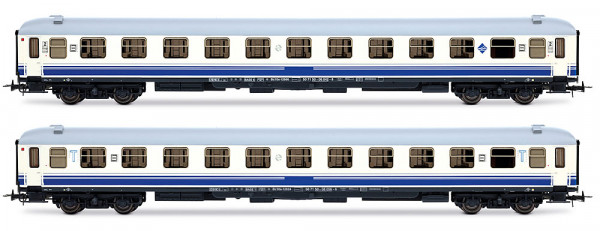 Electrotren HE4040 - RENFE, 2er-Pack „Estrella Rías Bajas”, Bc10x-12600, Largo Recorrido-Farbgebung