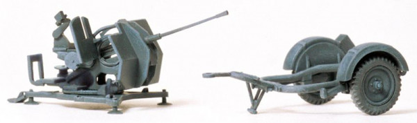 Preiser 16565 - 2 cm Flak 38 mit SdAnh 51. Deutsches Reich 1939-45, Bausatz