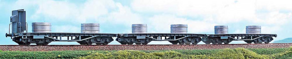 ACME 45140 - FS Set 3-teilig Flachwagen Ep. 4, beladen mit Blechrollen