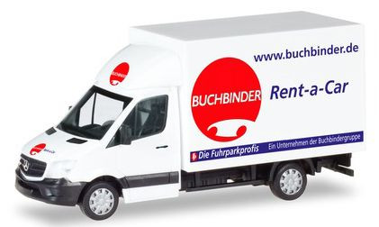 Herpa 094702 - MB Sprinter `13 Koffer-LKW „Buchbinder Autovermietung“