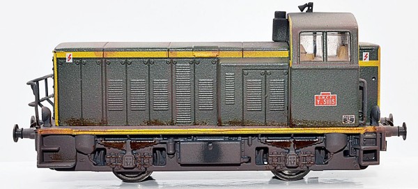 NPE NL22912 - SNCF Diesellok Y51115 Ep.4, ohne Funktion, abgestellte Schrottlok