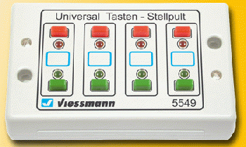 Viessmann 5549 - Universal Tasten-Stellpult rückmeldefähig