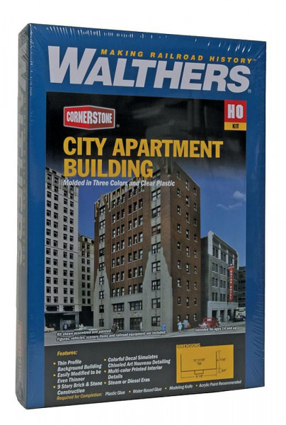 Walthers 533770 - Stadt-Apartments, 20,6 x 13,2 x 32,2 cm