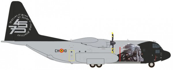 Herpa 559843 - Belgian Air Component Lockheed C-130H Hercules -