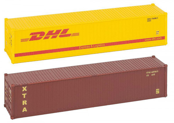 Faller 182056 - 40´ Container DHL und XTRA