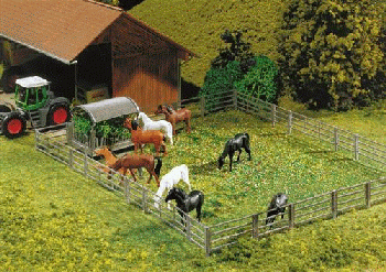 Faller 180434 - Boxen- und Laufhof Zaunsystem