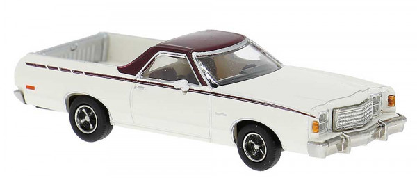 Brekina 18234 - Ford Ranchero weiß/dunkelrot 1977