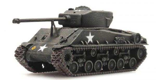 Artitec 6160077 - US Sherman M4A3 E8 train load
