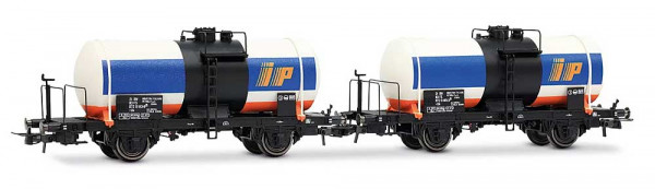 Rivarossi HR6709 - FS Set 2-teilig Kesselwagen 2-achsig „IP”, ohne Bremserhaus Ep.4