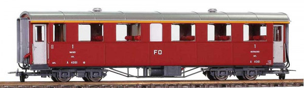 Bemo 3246241 - FO Umbauwagen A 4061 altrot