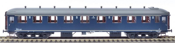 Exacttrain 10017 - NS Reisezugwagen RIC 1.Klasse blau Ep.3, Dach grau