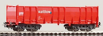 Piko 57750 - DB off. Güterweagen Eas 073 verkehrsrot Ep.5, "Railion"