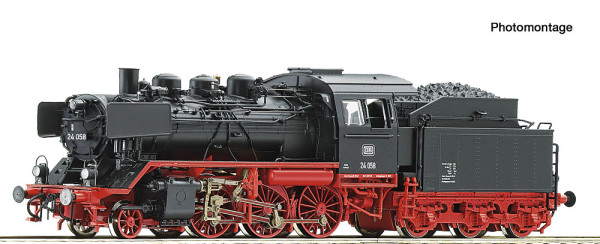 Roco 7110057 - DB Dampflok BR 24 Ep.3, Witte-Bleche, DCC + Sound