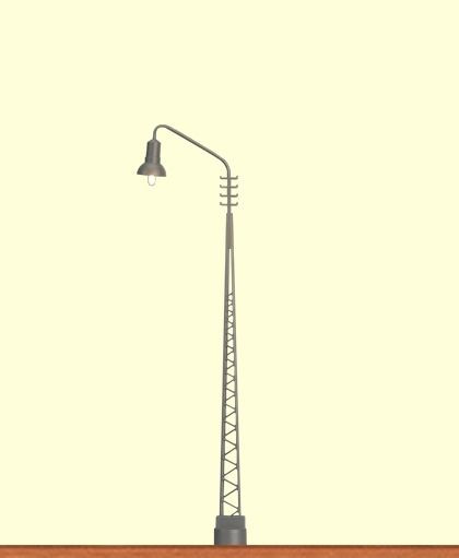 Brawa 84015 - Gittermastleuchte, Stecksockel mit LED