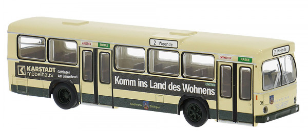 Brekina 59157 - Büssing BS 110 V, 1970, Göttingen - Karstadt