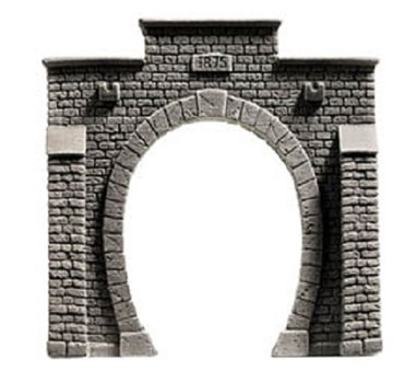 Noch 34851 - Tunnel-Portal 1gl. Steinmauer 7,9 x 7,6 cm