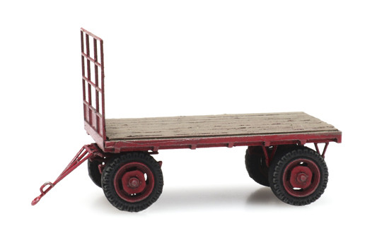 Artitec 387.426 - Brückenwagen für Traktor Fertigmodell aus Resin, lackiert