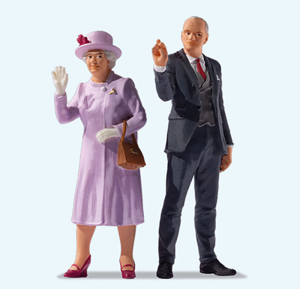 Preiser 65376 - Queen Elisabeth II & Prince Philip
