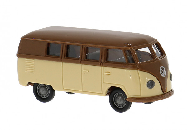 Brekina 31033- VW T1a Kombi braun/beige Vorbildbaujahr 1950 -Economy-