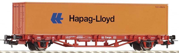 Piko 57700 - DB-AG Cont.Tragwgaen Lgs 579 Ep.5 beladen m.40`Container "Hapag-Lloyd"