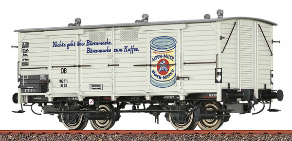 Brawa 50977 - DB Milchwagen Gh03 Ep.3, "Bärenmarke"