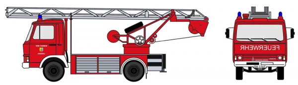 Loewe 4113 - Iveco Magirus "Zeta" 90M5 - DL18 Feuerwehr Simonswald