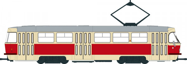 Brekina 64503 - Tatra T3/T4, 1970, Nahverkehr Schwerin