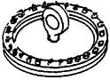 Weinert 8169 - Domflansch , z.B. P8 BR 38