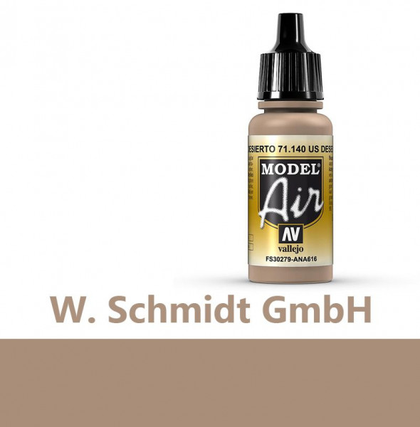 Vallejo 771140 - Model Air US Wüstensand, 17 ml