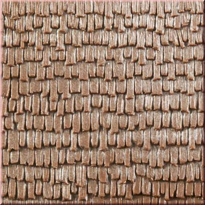 Auhagen 52428 - 1 Dekorplatte Holzschindeln lose Strukturfläche 10 x 20 cm
