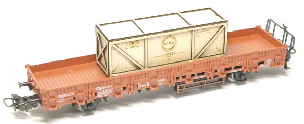 Loewe 2564 - Ladegut Überseekiste "L A N Z" / HO, 70 mm