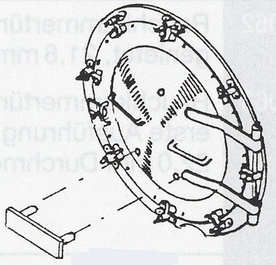 Weinert 8080 - Rauchkammertür BR 44 DRG (1)