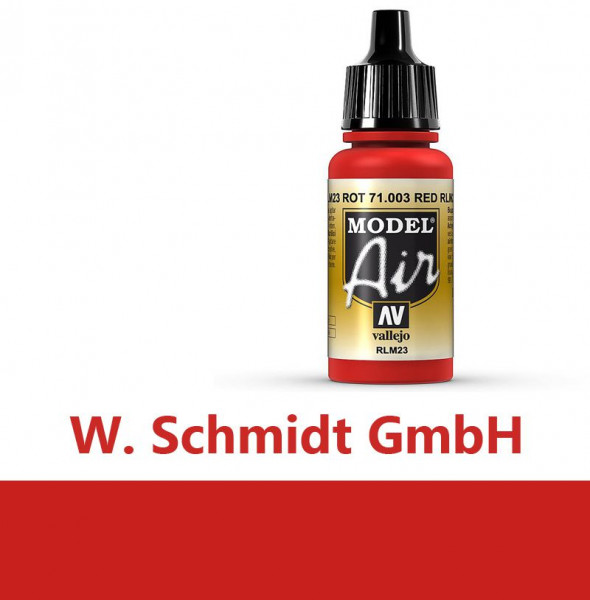 Vallejo 771003 - Model Air Scharlachrot, 17 ml