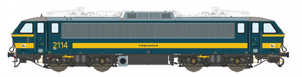 LSmodels 12074DCS - SNCB Ellok Serie HLE21 blau/gelb Ep.6, DCC + Sound