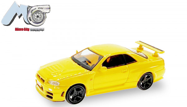 Herpa 87MC000047 - Nissan GTR 34 gelb