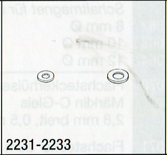Weinert 2231 - Unterlegsch.M1,4, 0,2 mm 10ST