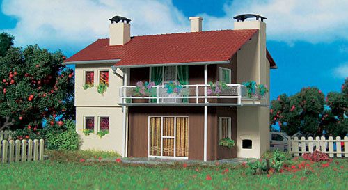 Vollmer 49360 - Zweifamilienhaus 137x98x86 mm Bausatz