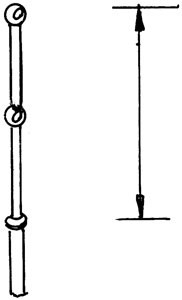 Weinert 32856 - Relingstützen Messingguss 12 St.